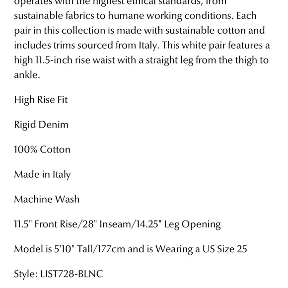 [BRAND NEW] Frame Le white straight jeans - Picture 9 of 9